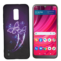 Tempered Glass / Slim TPU Flexible Skin Cover Phone Case For Blu View 4 B135DL