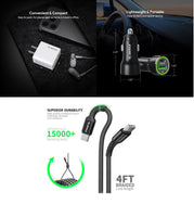 20W Car 20W Home Charger 2X USB Type C to C For BLU View 5 PRO B170D