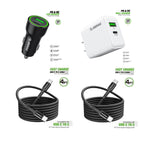 20W Car 20W Home Charger 2X USB Type C to C For TCL K11 T432W