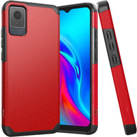 Tempered Glass / Tough Shockproof Hybrid Cover Phone Case For TCL K11 T432W