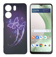 Tempered Glass / Slim Flexible TPU Skin Cover Phone Case For BLU View 5 B160V