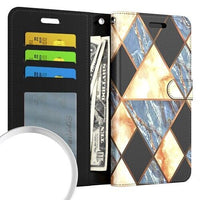 Tempered Glass / Wallet ID Cover Phone Case For Motorola Moto G Pure XT2163DL