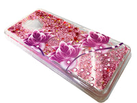 Tempered Glass / Liquid Glitter Cover Phone Case For Alcatel TCL LX A502DL