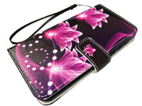 Tempered Glass Protector + Wallet Pouch Case Cover For Alcatel TCL LX A502DL