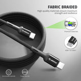 18W Car Charger PD + 4FT Braided C to C USB For Motorola G Play 2024 XT2413