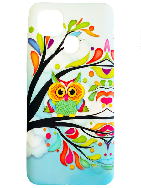 For ZTE Zmax 10 Z6250CC / Consumer Cellular Zmax-10 TPU Flexible Skin Gel Case Phone Cover - Owl
