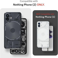 For Nothing Phone 2 TPU 1-Piece Flexible Skin Cover Cell Phone Case - Clear